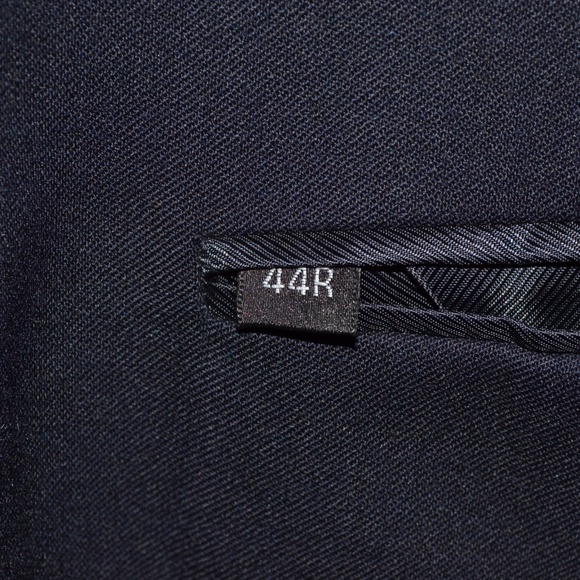 Ferretti 44R Sport Coat Blazer Suit Jacket Navy Si - Picture 8 of 8